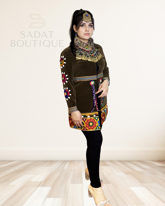 Mahgul Velvet Chapan Sadat Boutique
