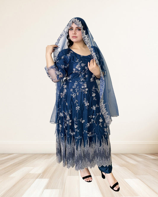 Embroidered Anarkali Dress Sadat Boutique