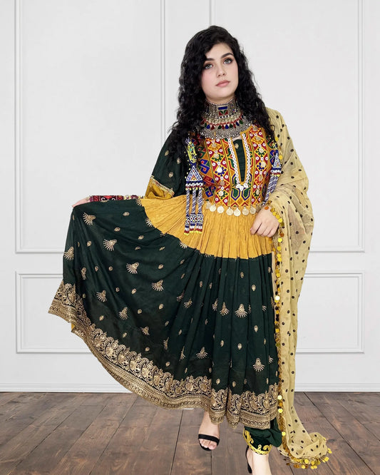 Afghan Kochi Party Dress Sadat Boutique