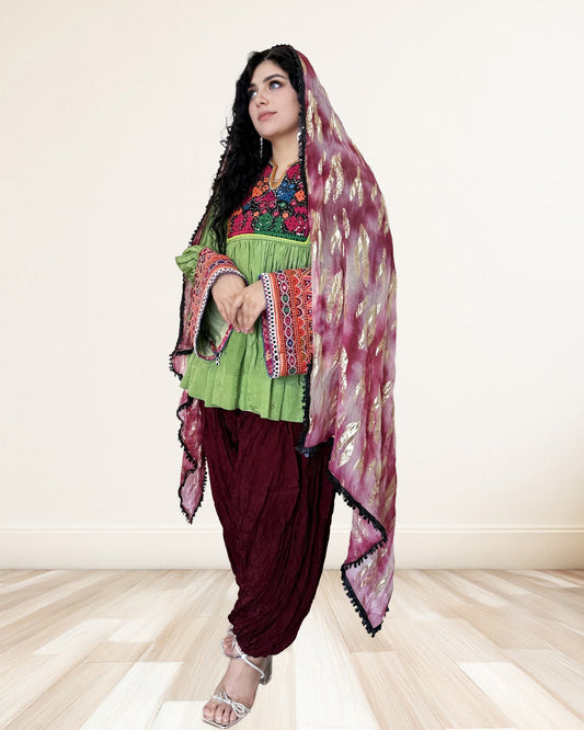 Modern Multicolor Embroidered Fusion Suit Sadat Boutique