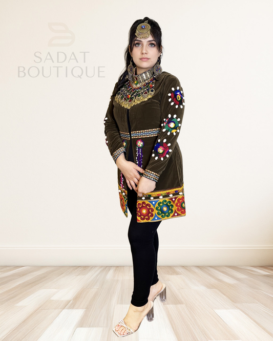 Mahgul Velvet Chapan Sadat Boutique