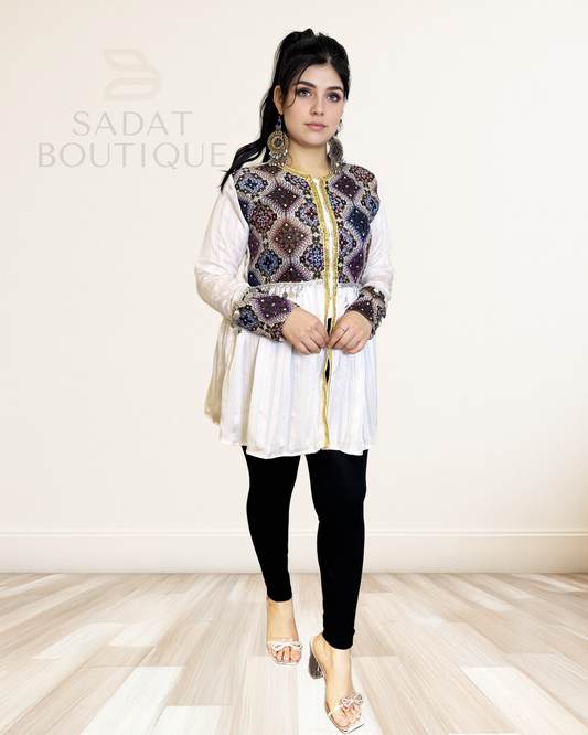 Zuleika Short Afghan Chapan Sadat Boutique