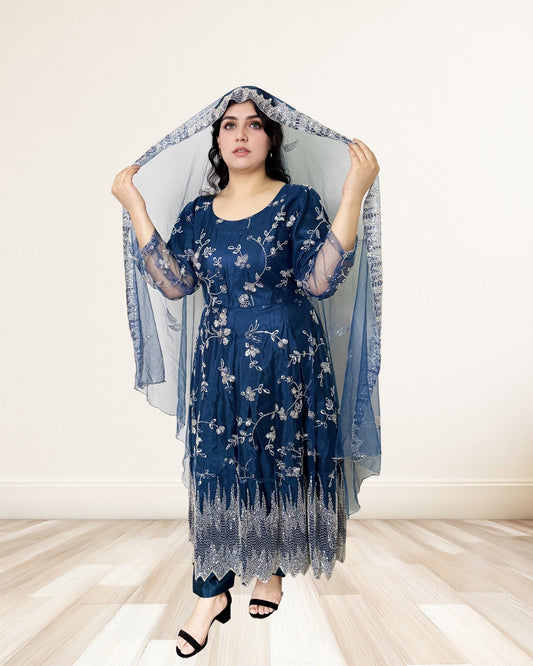 Embroidered Anarkali Dress Sadat Boutique