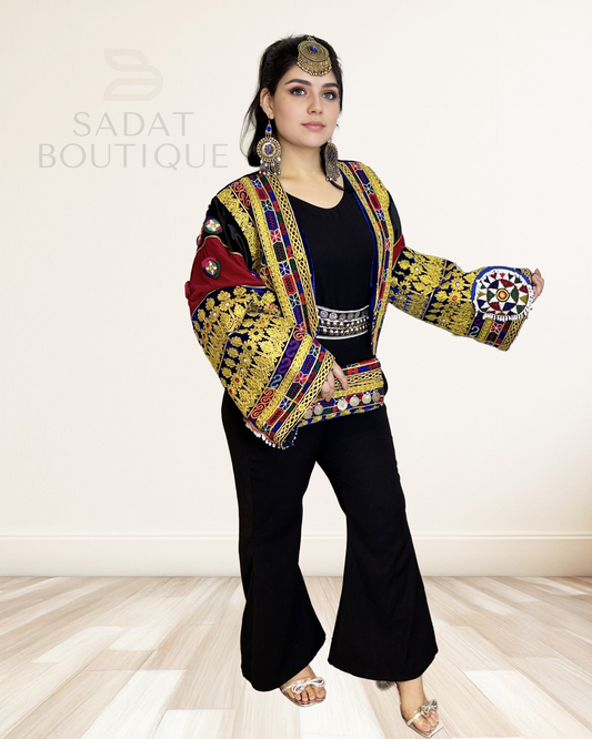 Aryana Heritage Chapan Set – A Bold Blend of Culture & Couture Sadat Boutique