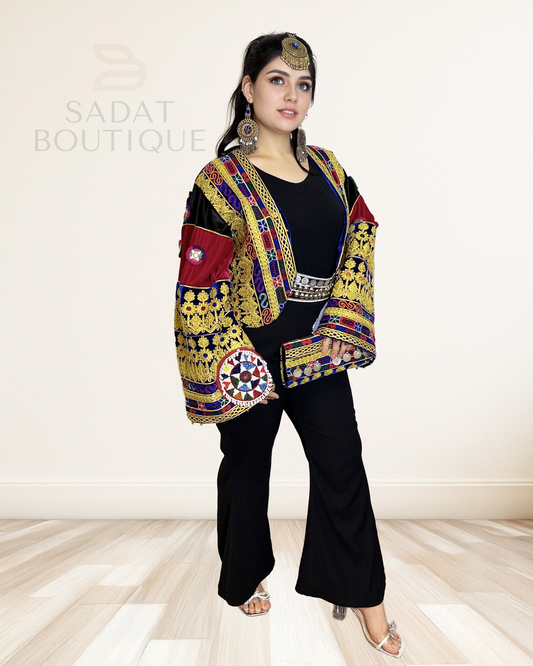 Aryana Heritage Chapan Set – A Bold Blend of Culture & Couture Sadat Boutique