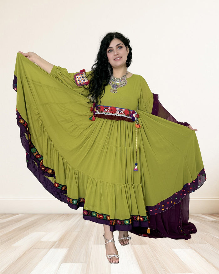 Casual Afghan Kuchi Dress