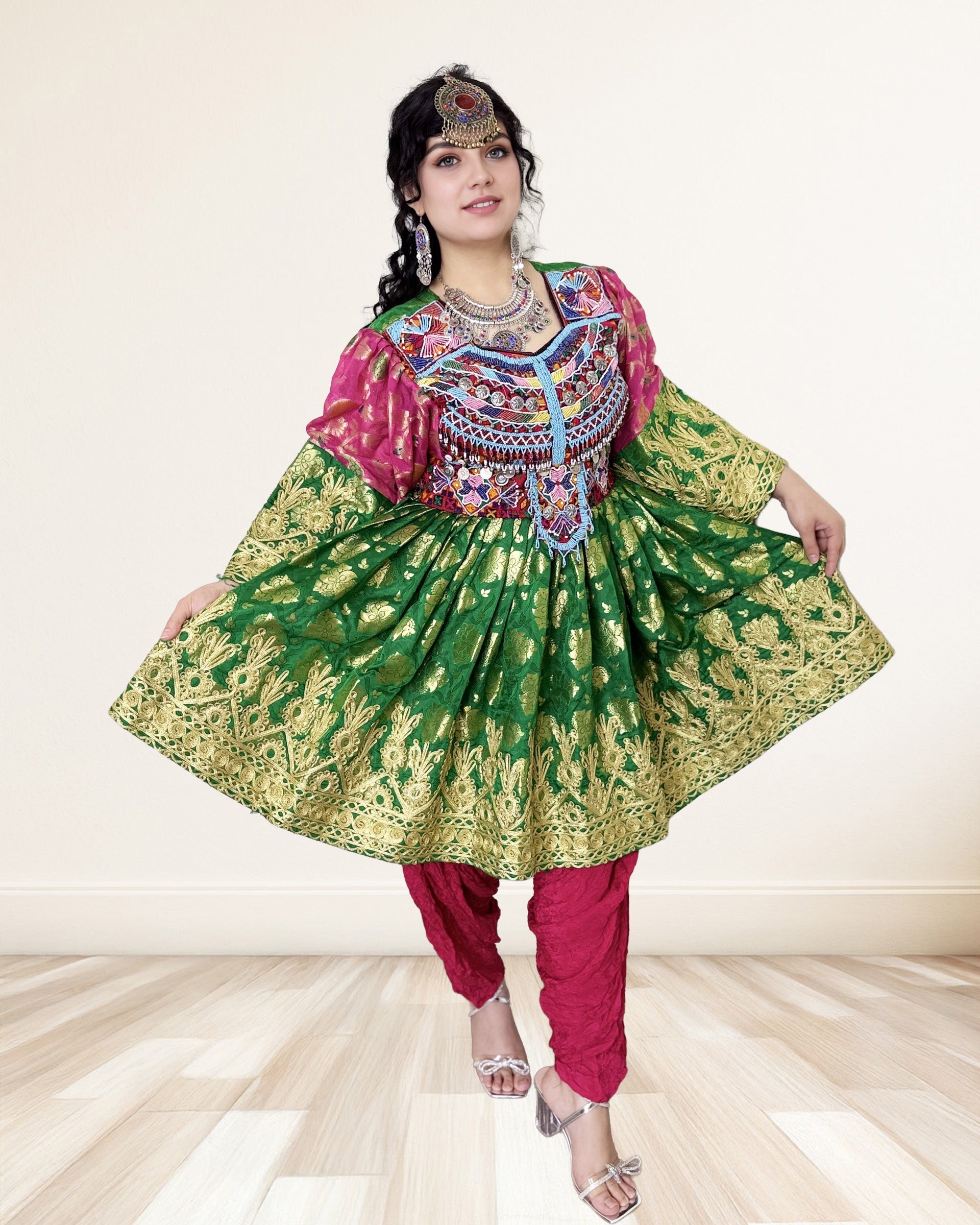 Charmadozi Embroidered Dress Sadat Boutique