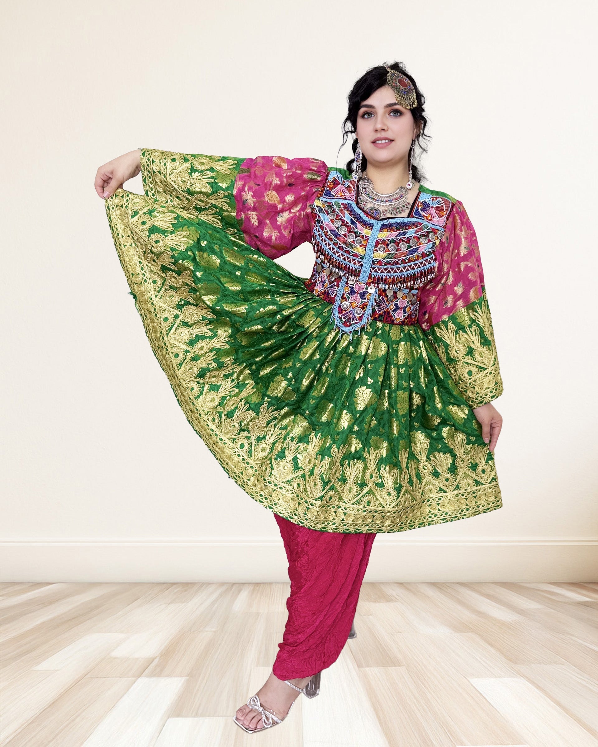 Charmadozi Embroidered Dress Sadat Boutique