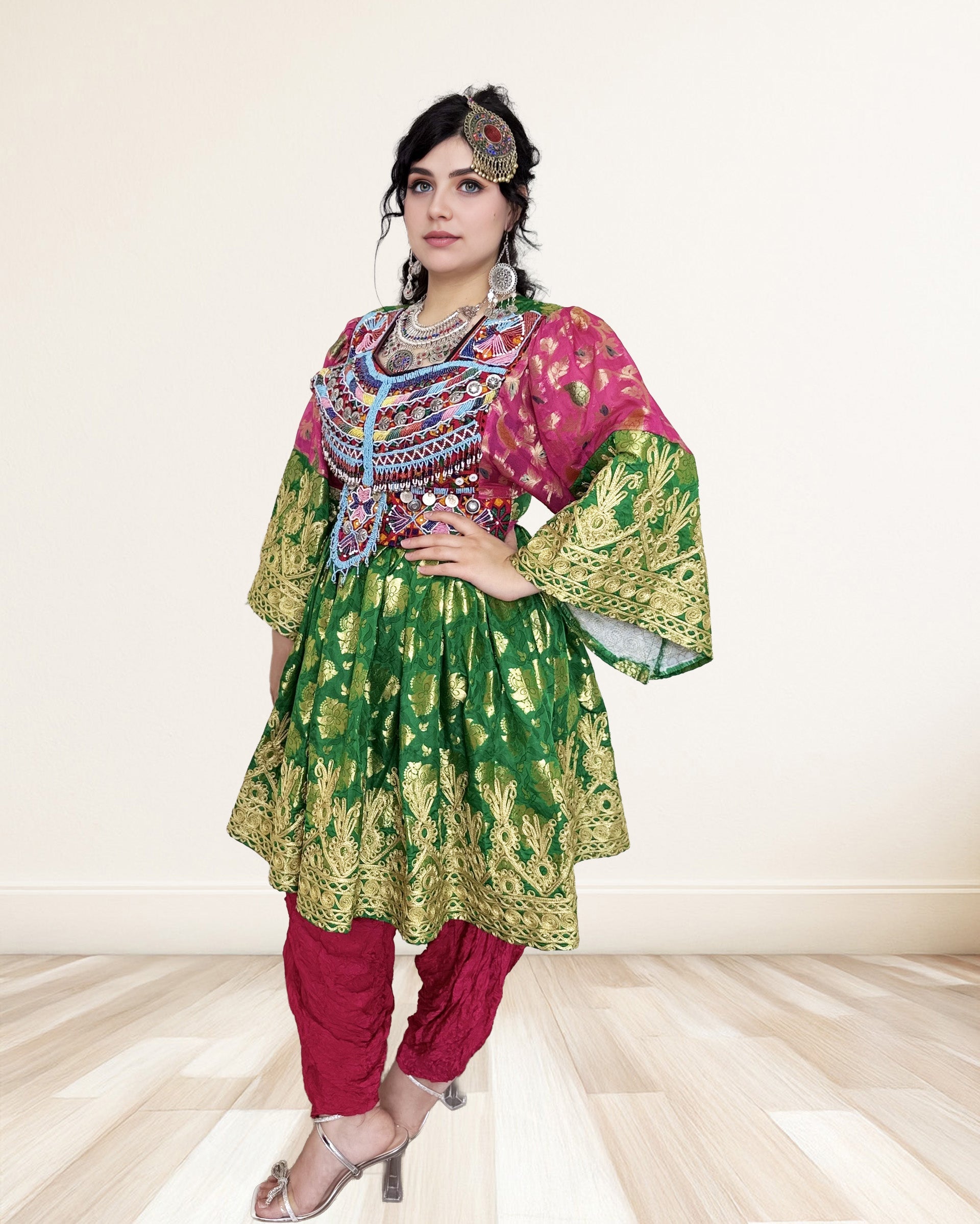 Charmadozi Embroidered Dress Sadat Boutique