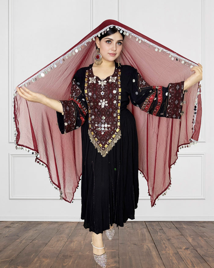 Afghan Noristani  Traditional Dress