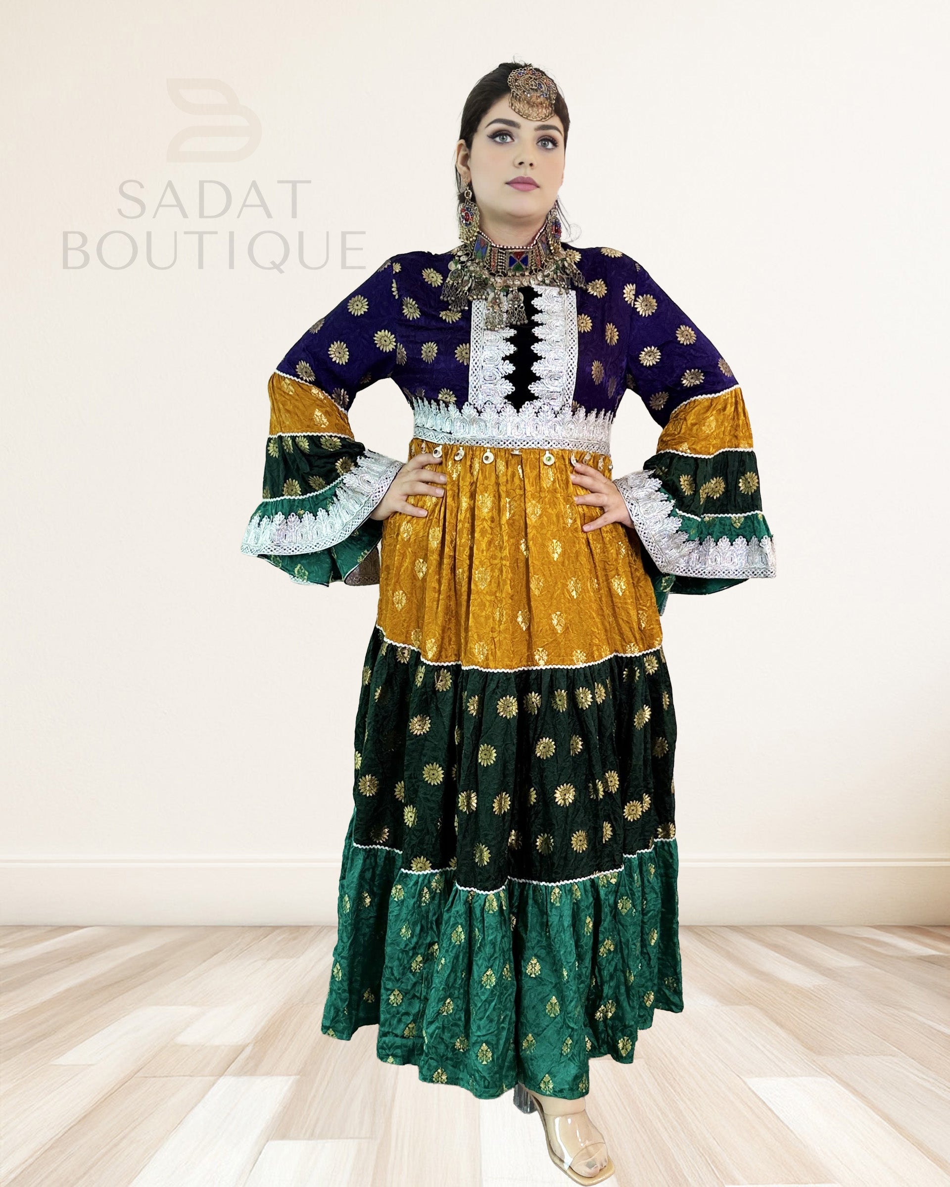 Royal Trio Afghan Maxi Sadat Boutique