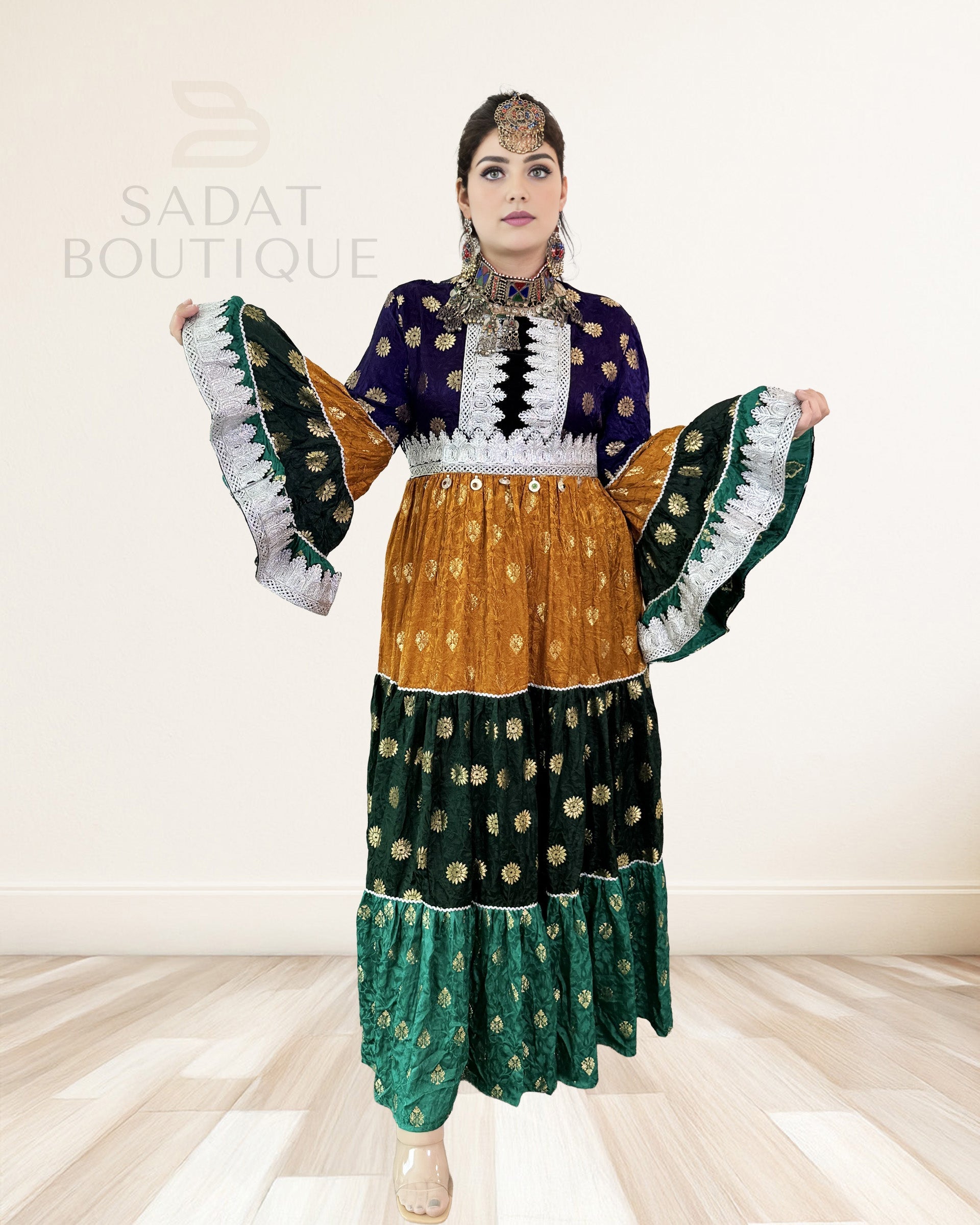 Royal Trio Afghan Maxi Sadat Boutique